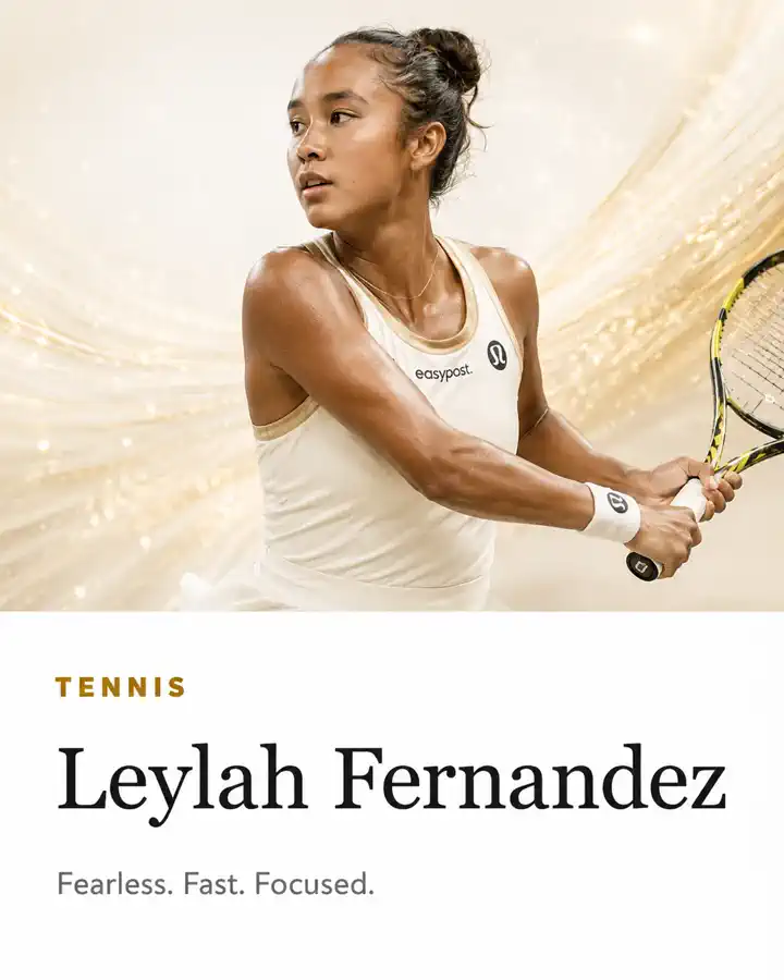 Leylah Fernandez symbolic support visual