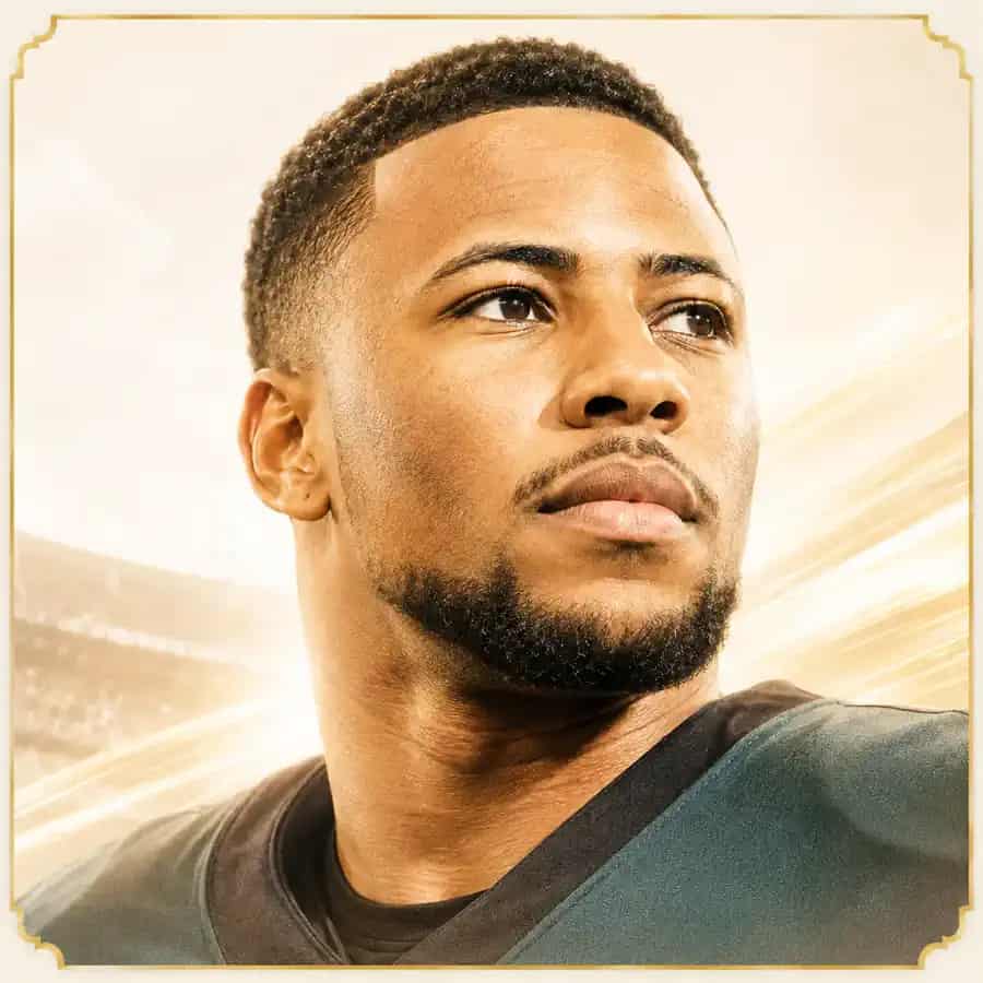 Saquon Barkley spotlight artwork