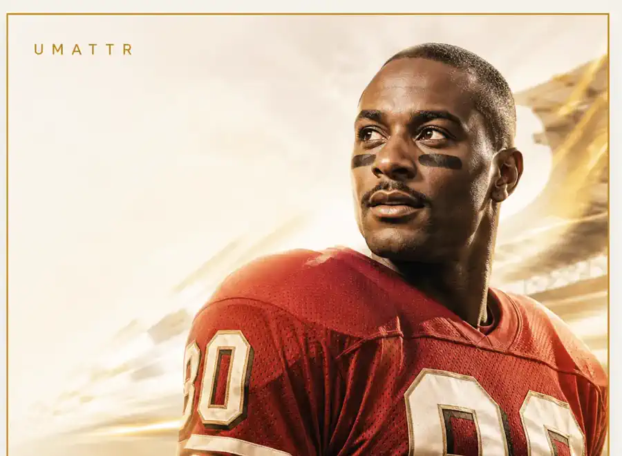 Jerry Rice spotlight artwork