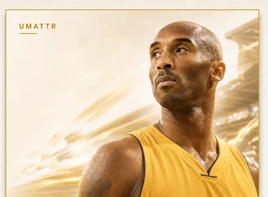 Kobe Bryant spotlight artwork