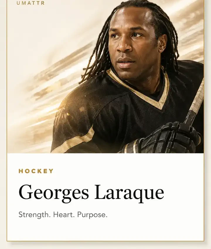 Georges Laraque athlete spotlight portrait