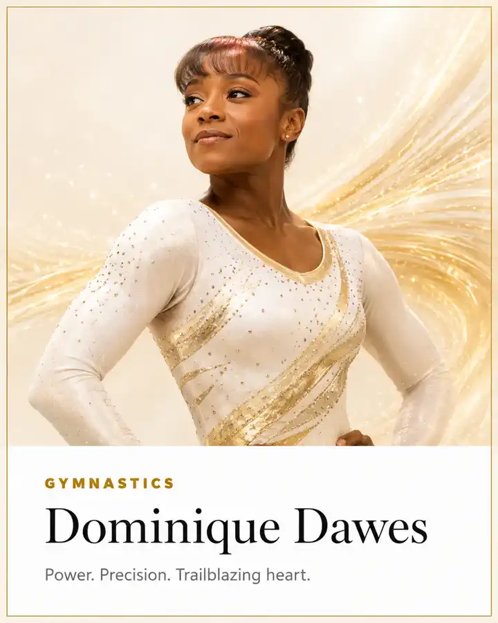 Dominique Dawes athlete spotlight portrait