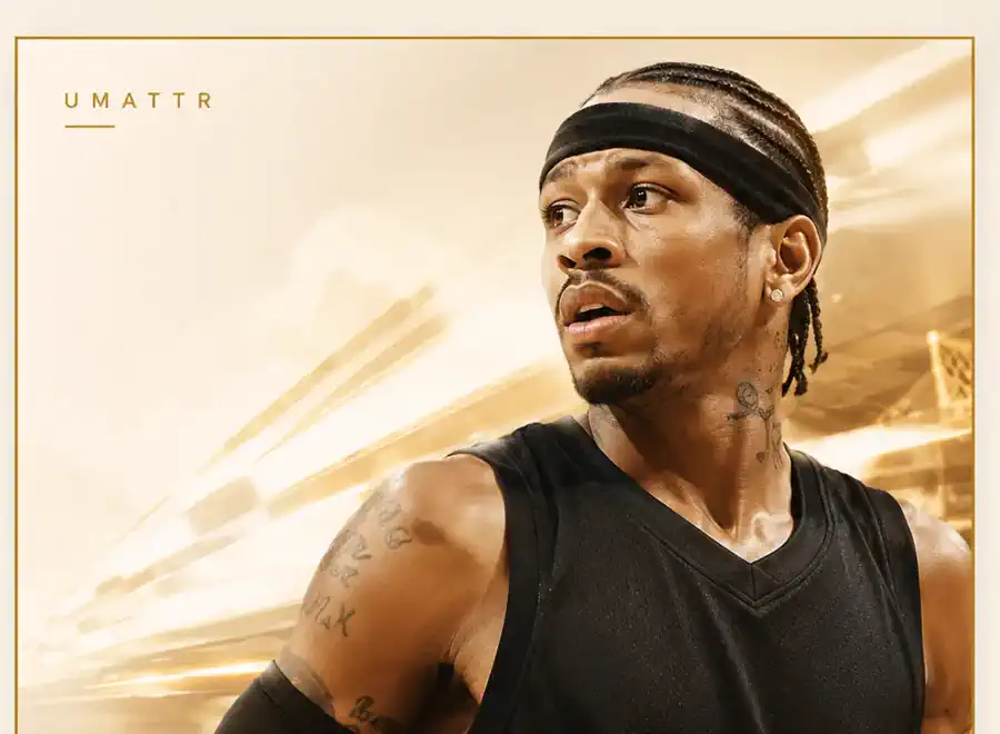 Allen Iverson athlete spotlight artwork