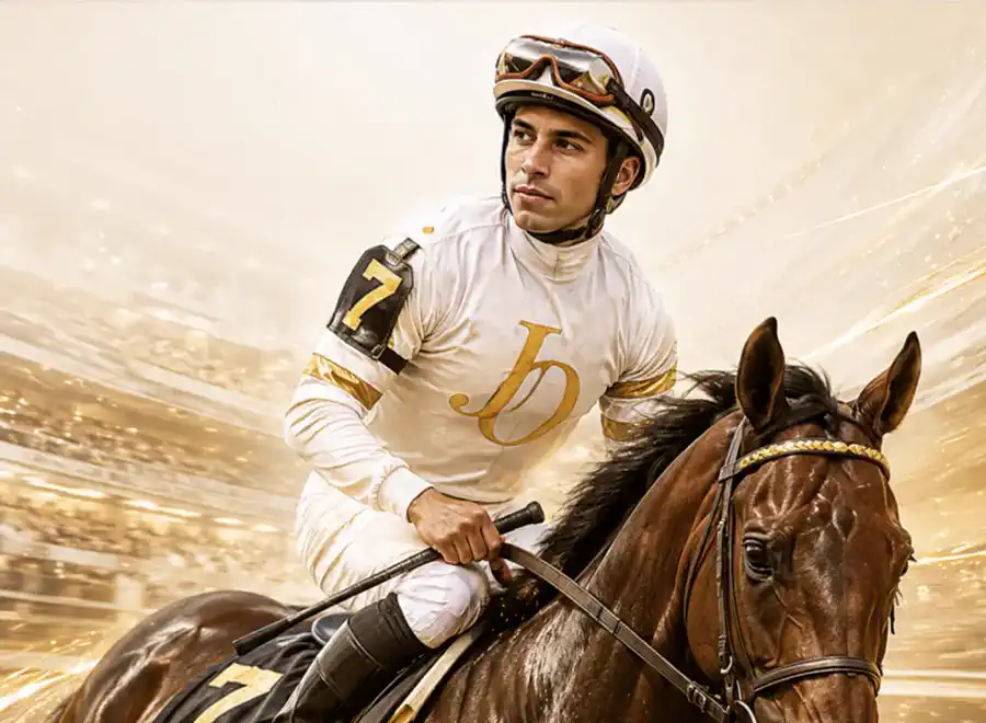 Jose Ortiz athlete spotlight artwork