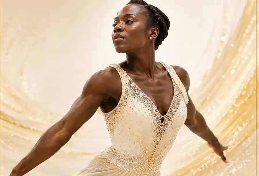 Surya Bonaly athlete spotlight artwork