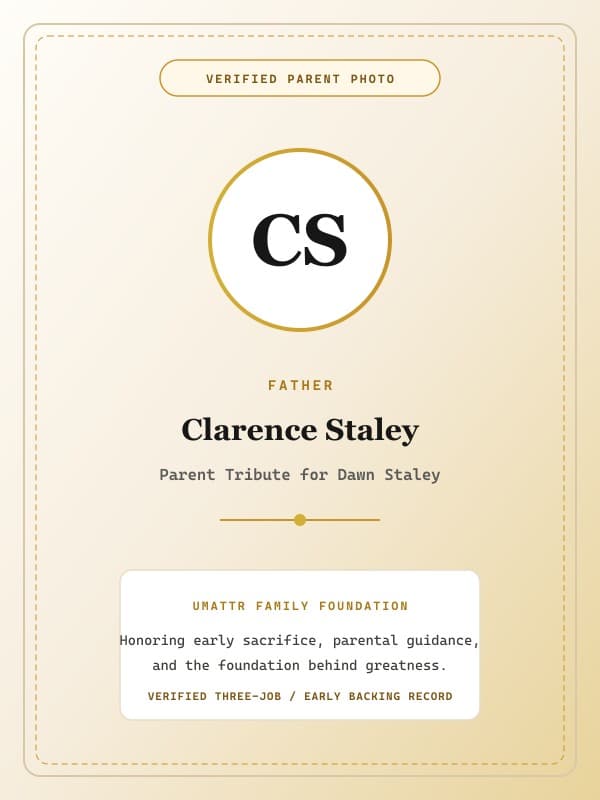 Clarence Staley public family image