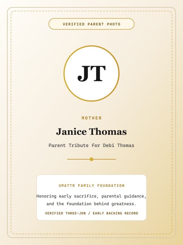 Janice Thomas public family image