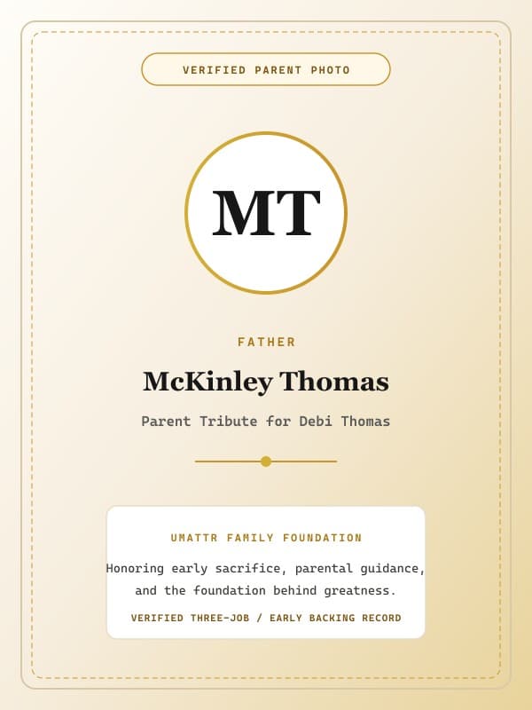 McKinley Thomas public family image