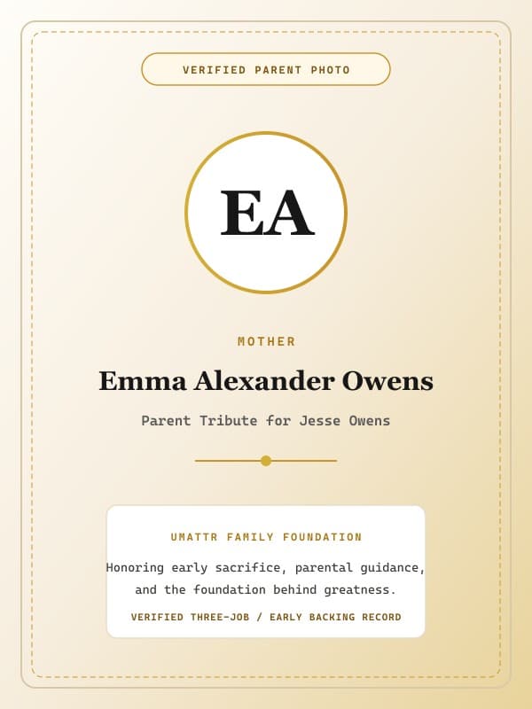Emma Alexander Owens public family image