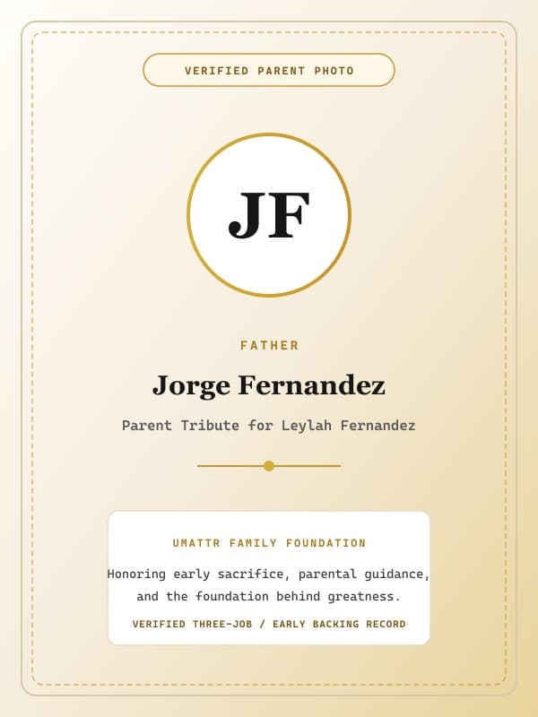 Jorge Fernandez public family image
