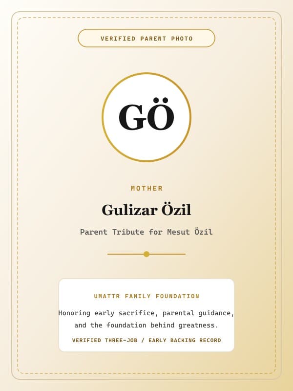 Gulizar Özil public family image