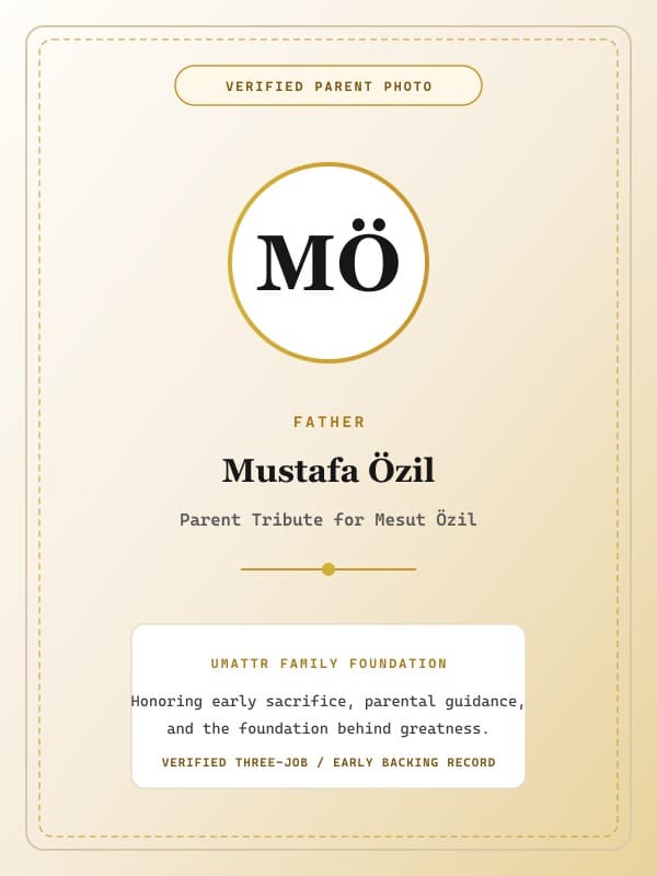 Mustafa Özil public family image