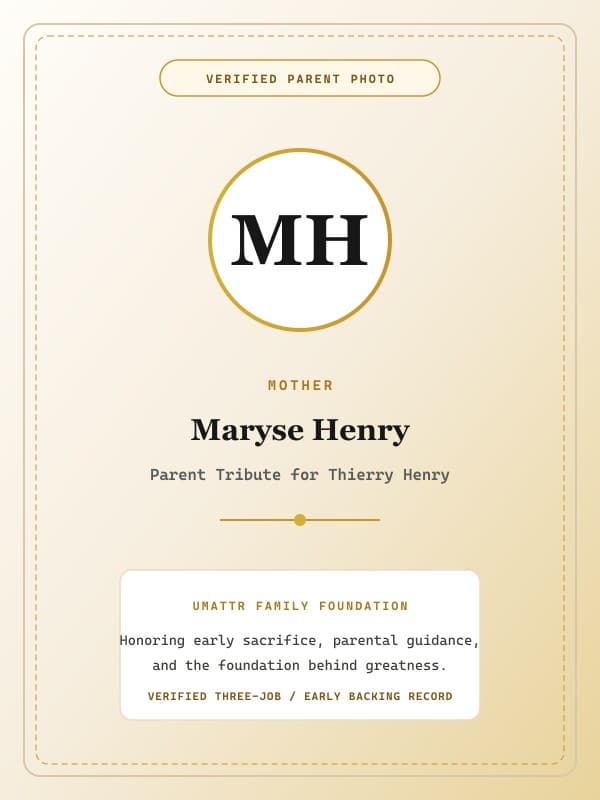 Maryse Henry public family image