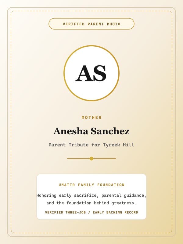 Anesha Sanchez public family image