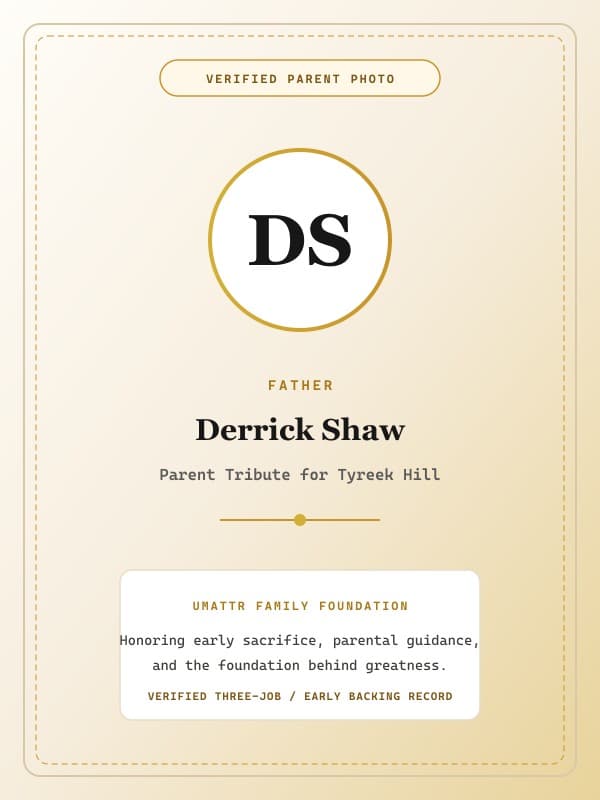 Derrick Shaw public family image