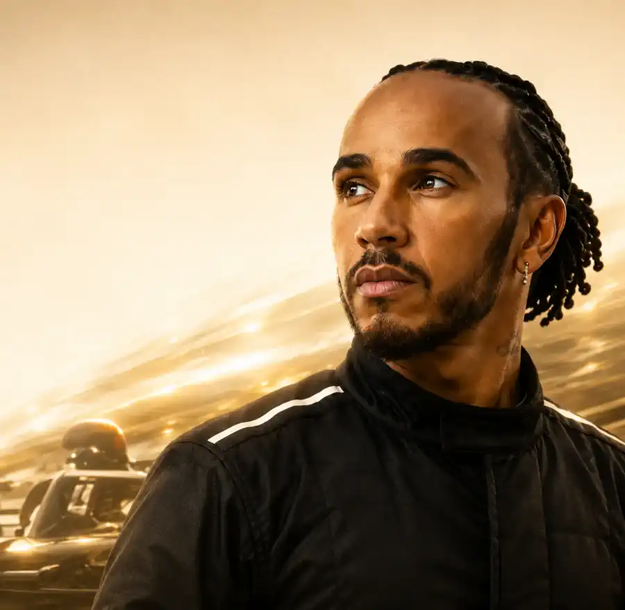 Lewis Hamilton symbolic UMATTR athlete spotlight artwork